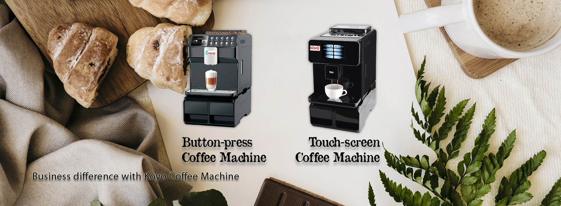 Koyo Coffee Machine Banner